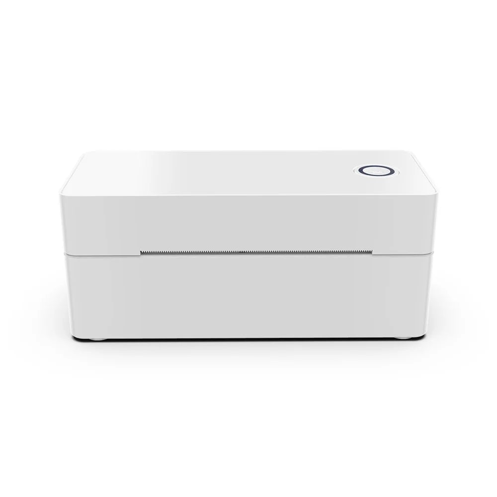 110MM Thermal Label Printer USB + Bluetooth-Compatible High Speed Portable Shipping Bill Printer - White / US Plug - 1