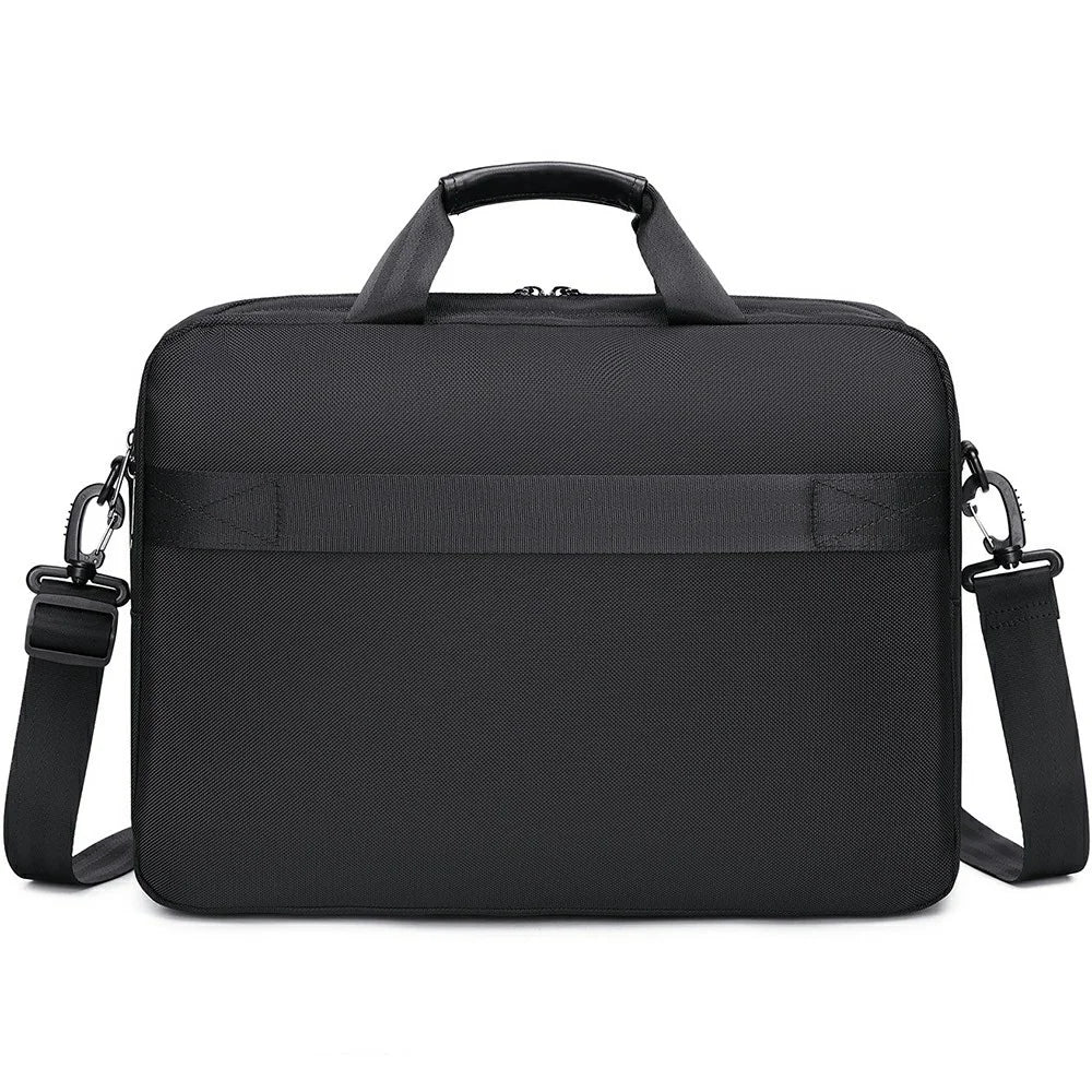 COOLBELL CB-2131 Laptop Bag 15 Inch Business Briefcase Messenger Bag Trolley Sleeve for Men Commute / Travel - Black - 3