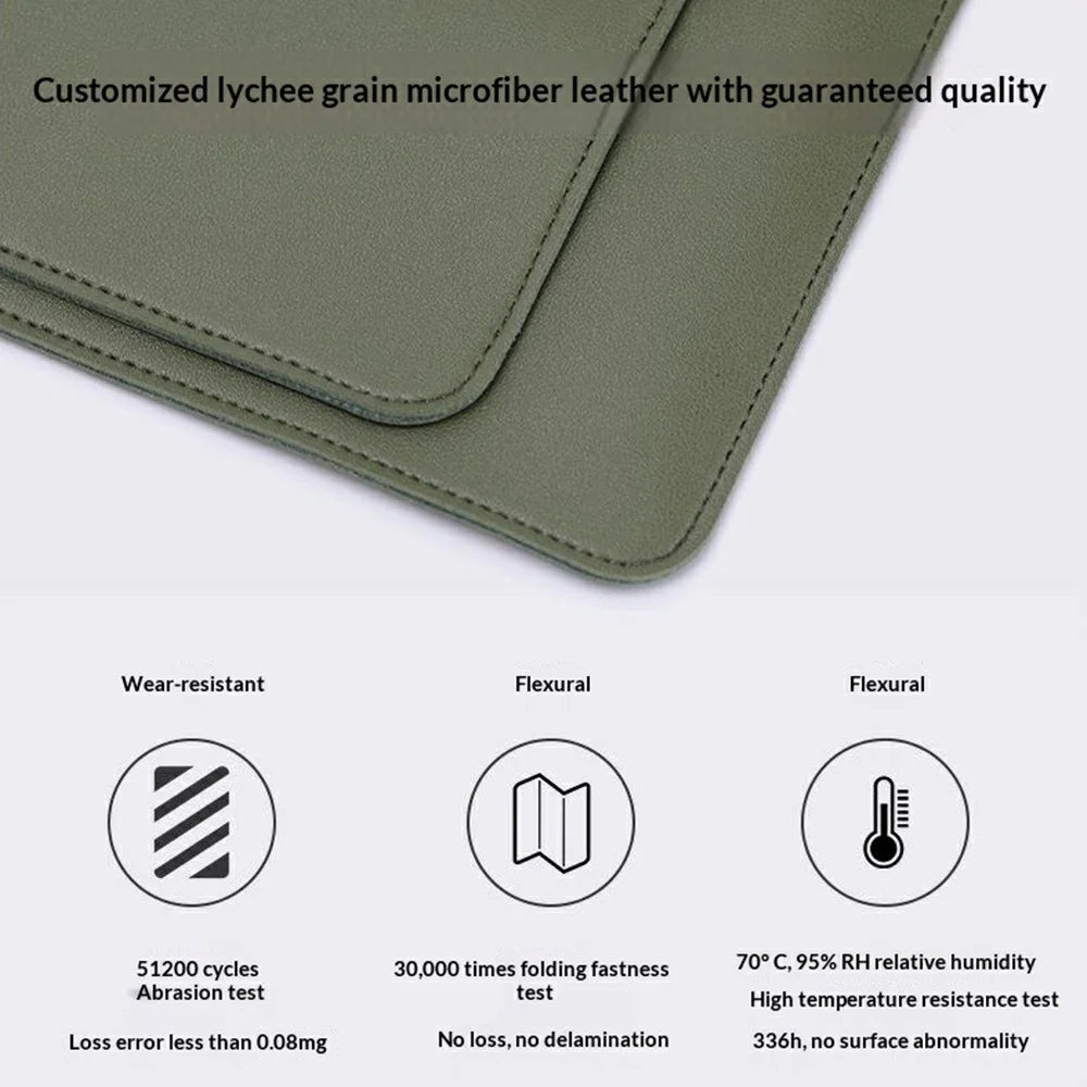 For 15 / 16 Inch Laptop Tote Bag Accordion Design Single Layer Pocket Large Capacity Notebook Handbag - Green - 4