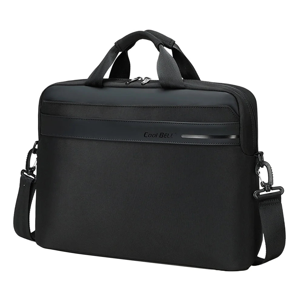 COOLBELL CB-2133 Business Laptop Bag for 15.6 inch Notebook Waterproof Briefcase Messenger Bag - Black - 2