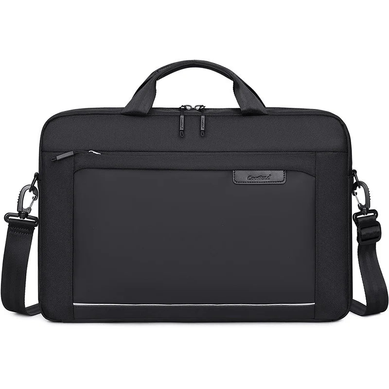 COOLBELL CB-2138 13.3 Inch Laptop Bag Waterproof Business Notebook Carrying Briefcase with Shoulder Strap - Black - 1