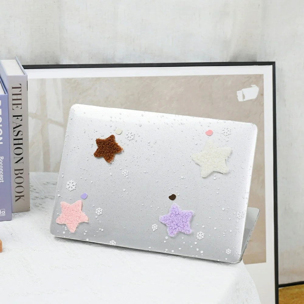 Pattern DIY Case For MacBook Pro 13 inch (2022) / (2020) / (2019) / (2018) / (2017) / (2016) Hard PC Shell Laptop Protective Cover - Stars - 5