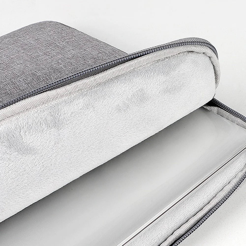 Portable Laptop Bag 14.1-15.4 inch Oxford Fabric Waterproof Computer Case Protective Sleeve - Grey - 5