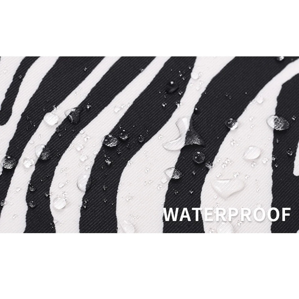 CANVASARTISAN H33-19 13 inch Anti-dust Laptop Sleeve for MacBook Air Waterproof Zebra Pattern Convenient Carrying Notebook Computer Protection Bag - 6