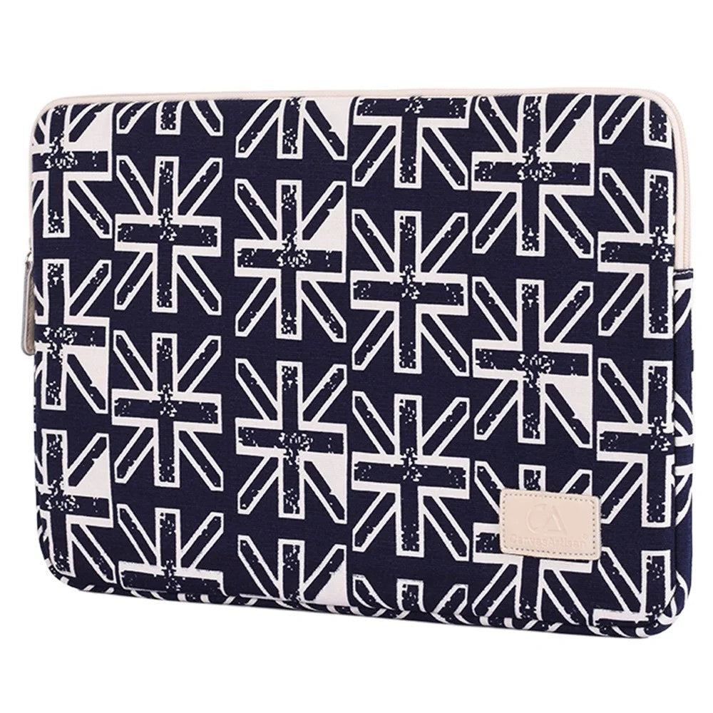 CANVASARTISAN T51 Shockproof Carry Case for 11-inch Laptops Digital Printing Pattern Canvas Storage Bag Portable Sleeve Bag - 3