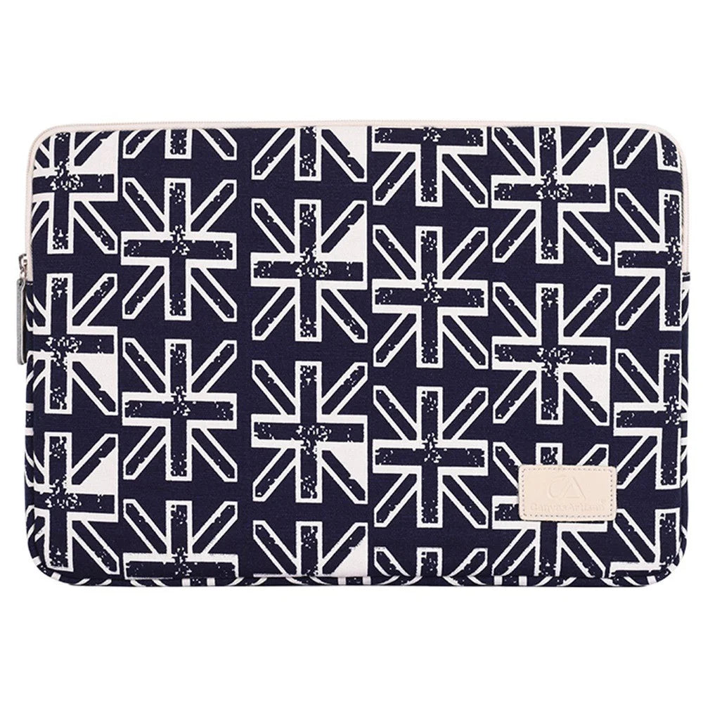 CANVASARTISAN T51 Shockproof Sleeve Bag for 13-inch Laptops Portable Carry Case Digital Printing Pattern Canvas Slim Case - 1