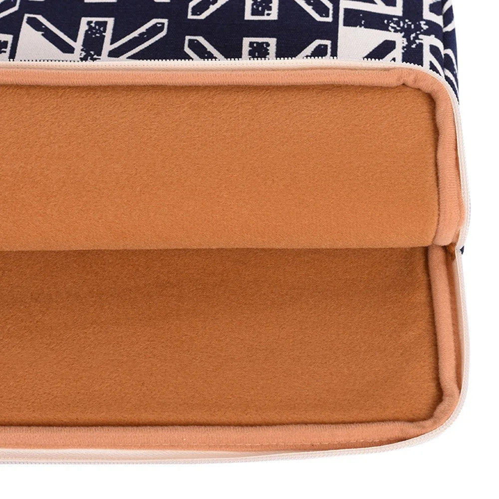 CANVASARTISAN T51 Shockproof Sleeve Bag for 13-inch Laptops Portable Carry Case Digital Printing Pattern Canvas Slim Case - 7
