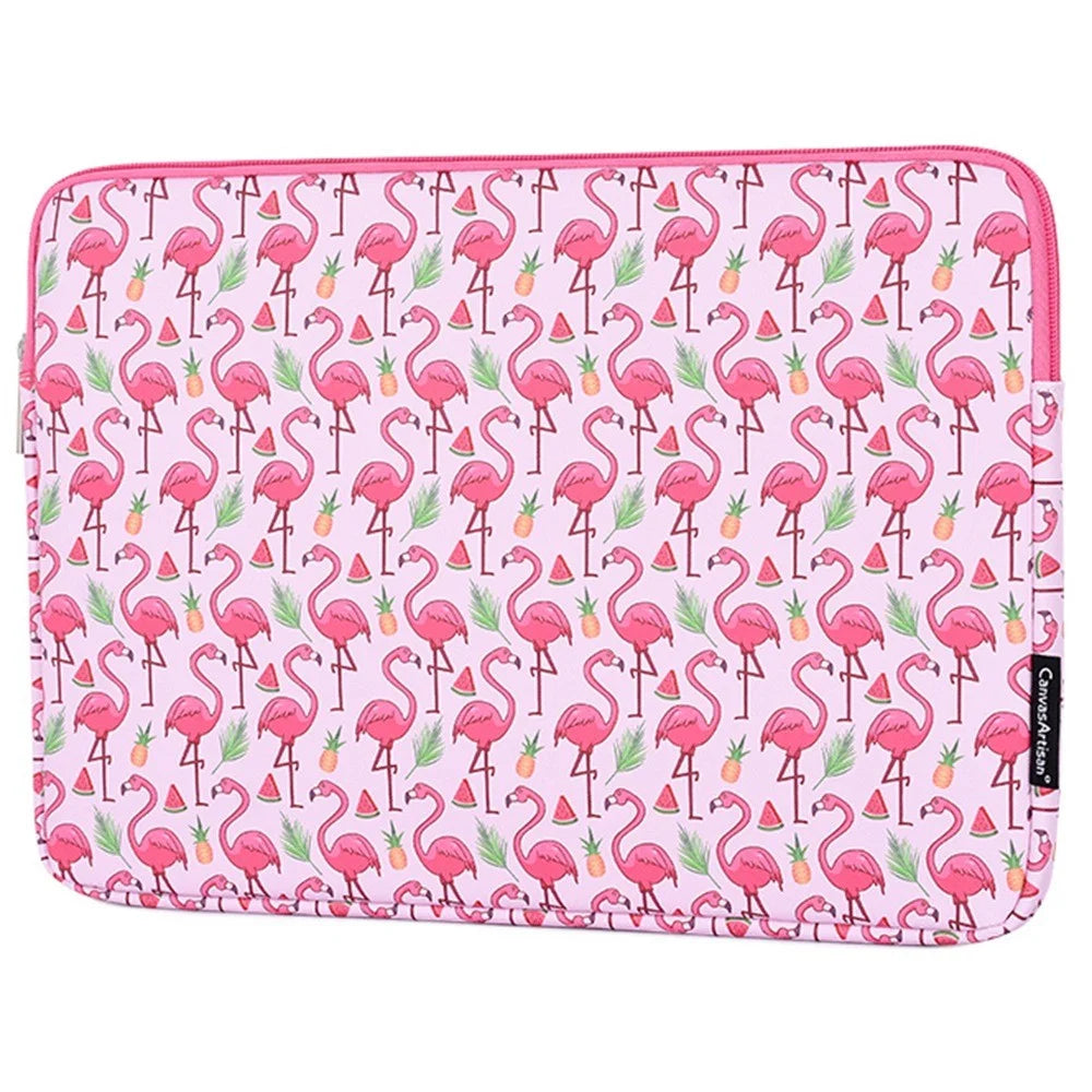 CANVASARTISAN G58-01 Pattern Printed Sleeve Bag for 11-inch Laptops Portable PU Leather Carry Case Shockproof Storage Bag - 3