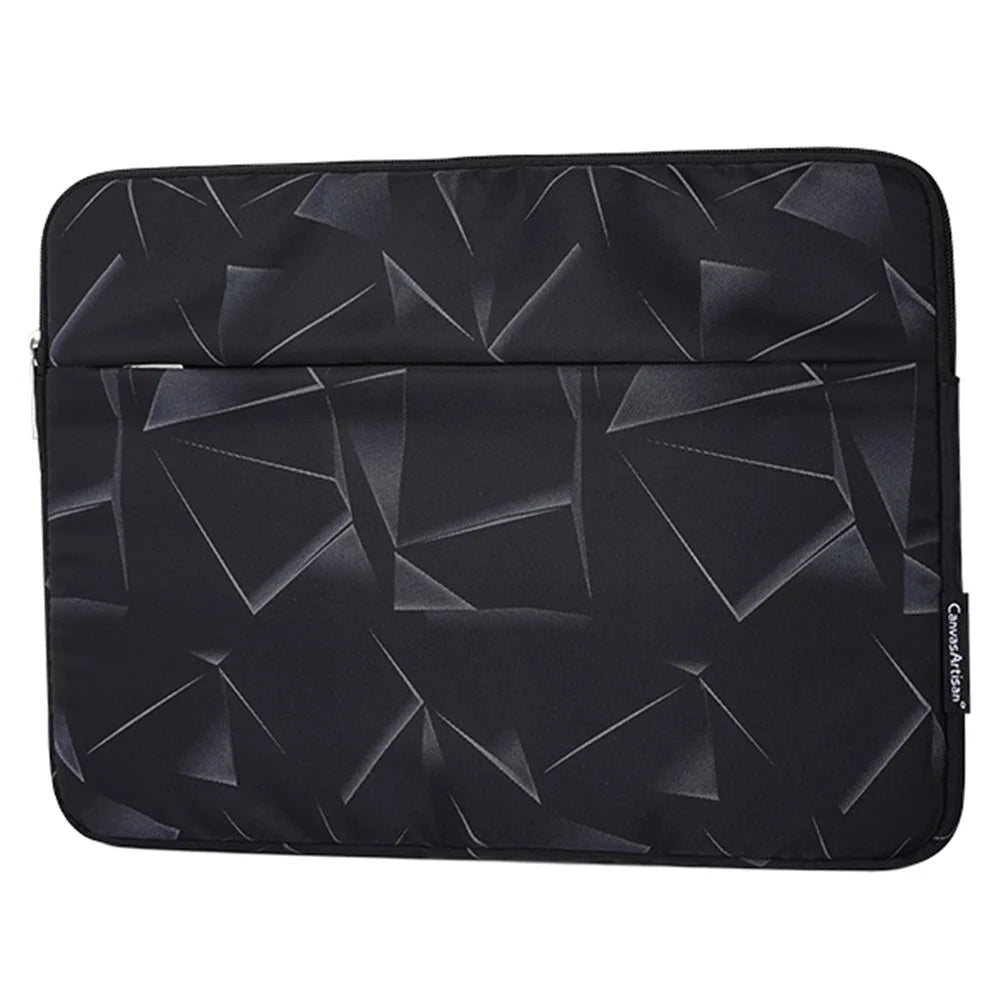 CANVASARTISAN H6-11 Triangle Geometric Printed Carry Case for 11-inch Laptops Portable Sleeve Bag with Outer Pouch Shockproof Storage Bag - 3