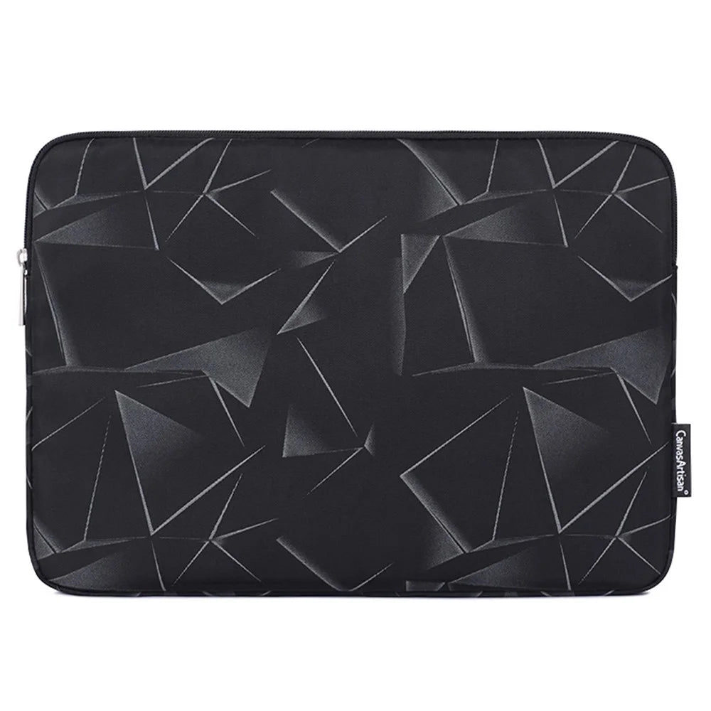 CANVASARTISAN H6-01 Triangle Geometric Printed Portable Carry Case for 12-inch Laptops Anti-drop Sleeve Bag Shockproof Notebooks Bag - 1