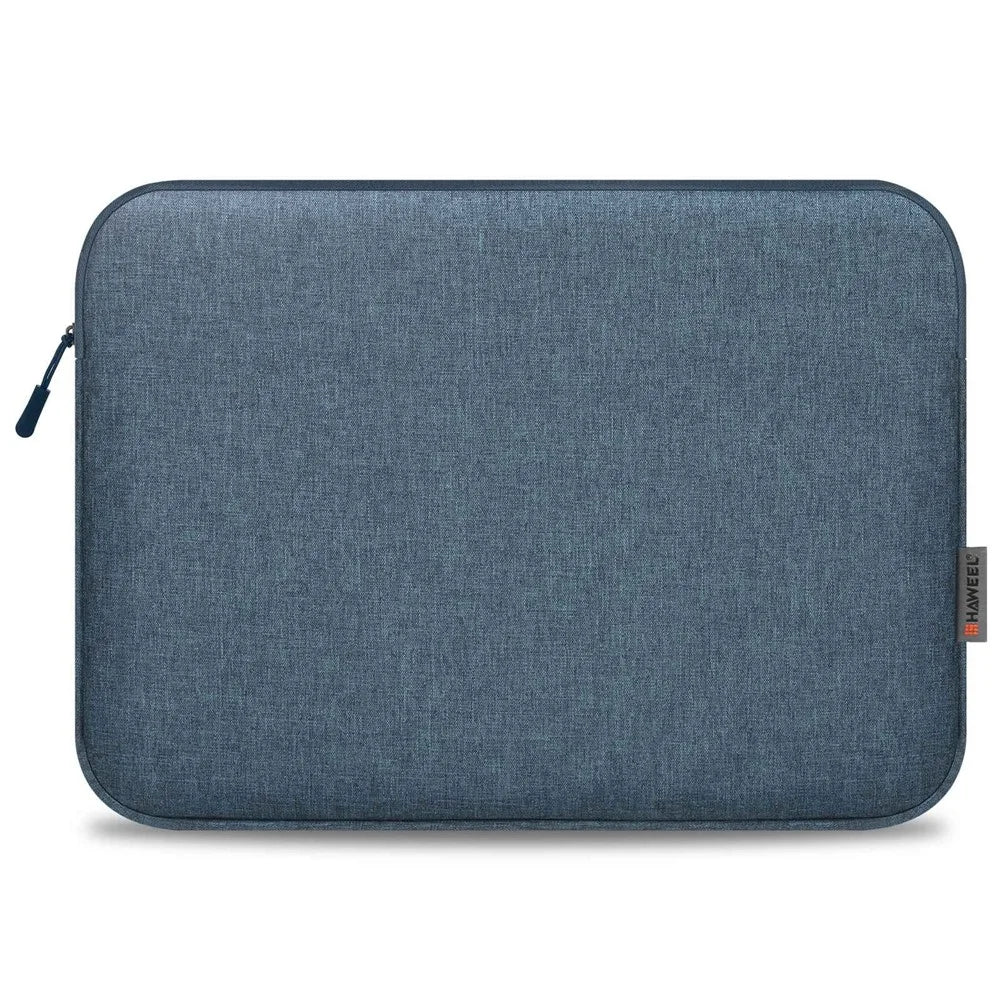 HAWEEL HWL7016 For Macbook Pro 15 inch (2016) / (2018-2019) / 16 inch (2022) Shockproof Zippered Sleeve Bag Scratch Resistant Carry Case (40.5 x 29.5cm, 15-16.7 inch) - Blue - 1
