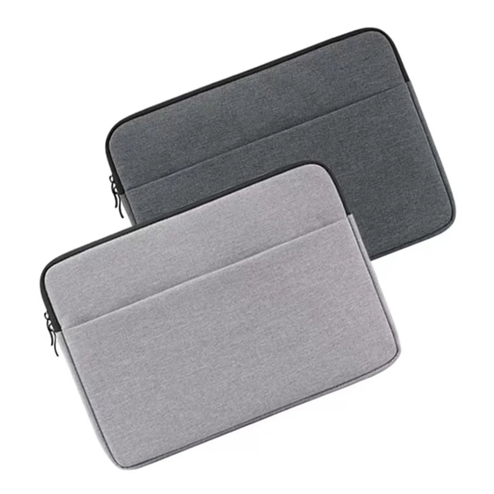 12.9 Inch Large Notebook Computer Case Bag Laptop Tablet Sleeve Portable Protection Cover for iPad 12.9 inch - Light Grey - 7