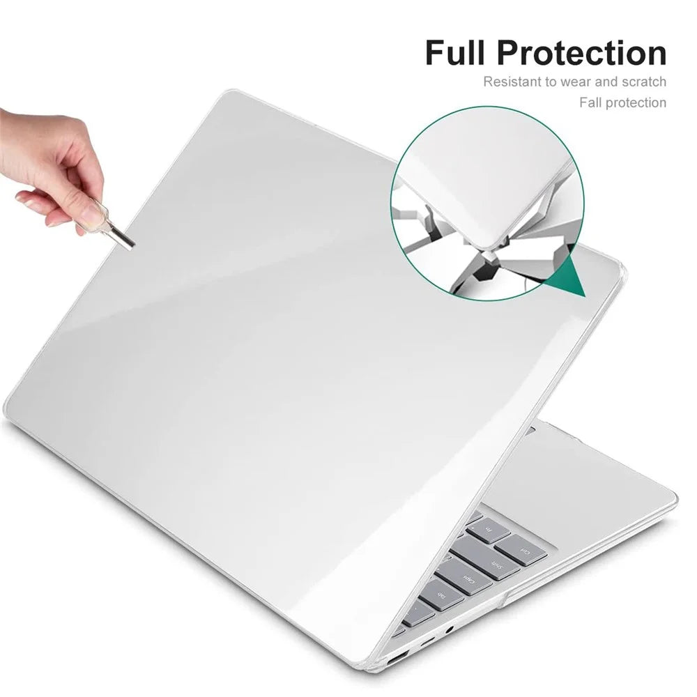 ENKAY HAT PRINCE Laptop Case for Microsoft Surface Laptop 5 / 4 / 3 Notebook Cover Alcantara Keyboard Version - Transparent - 6