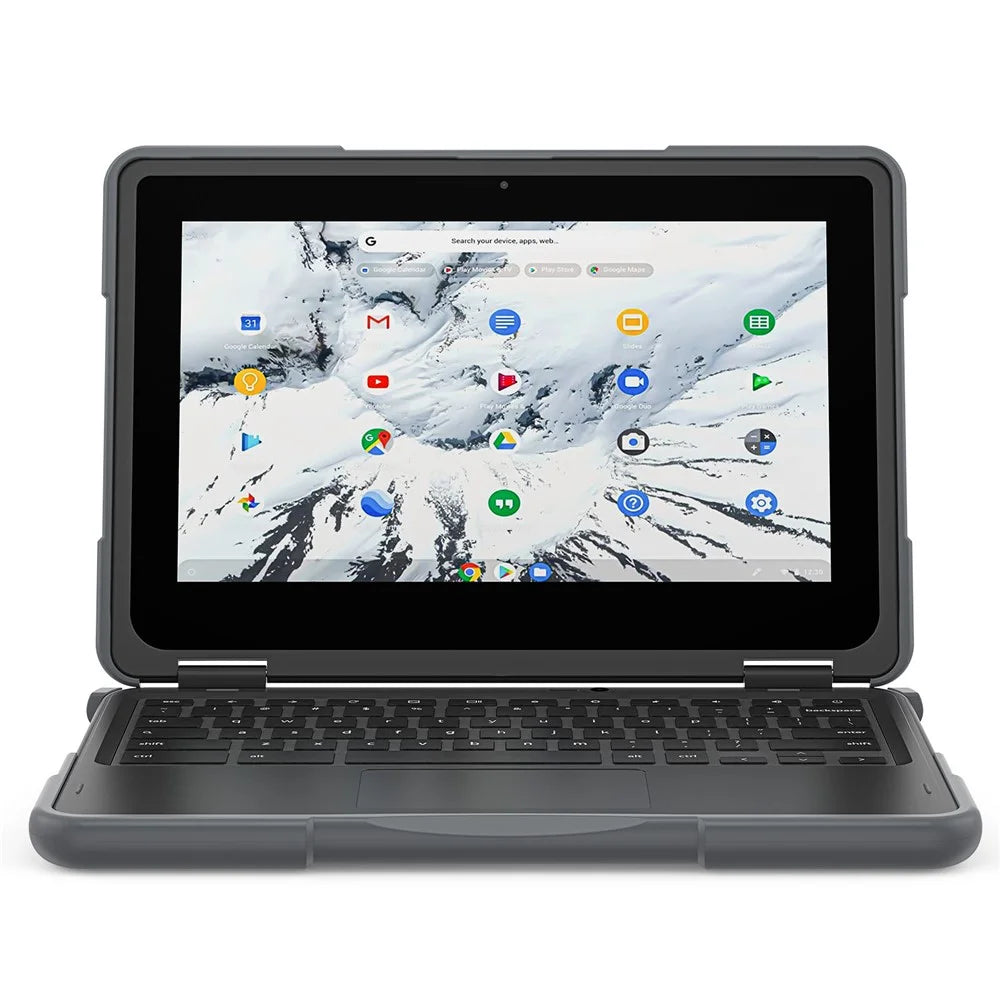 For Dell Chromebook 11.6-Inch 3100 / 3110 PC+TPU Laptop Case Anti-scratch Notebook Computer Upper+Lower Cover - 5