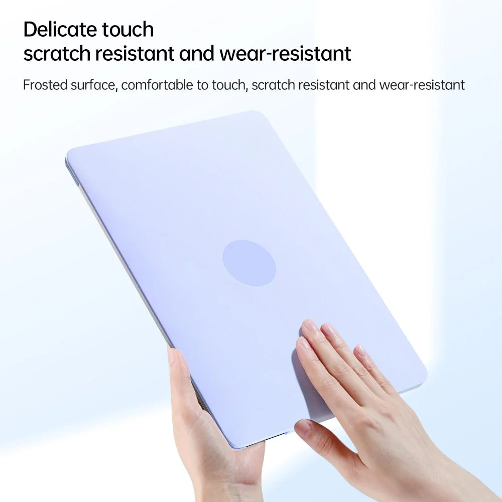 For MacBook Pro 13 inch (2016) A1706 / A1708 , Pro 13 inch (2018) A1989 / (2019) A2159 , Pro 13 inch (2020) A2289 / A2251 / A2338 Matte PC Laptop Case - Purple - 6