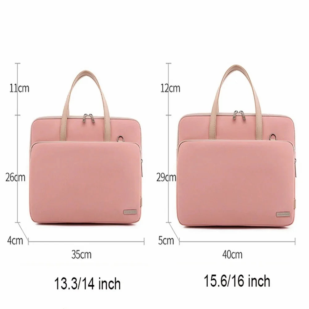 705 15.6 / 16 inch Laptop Bag Oxford Cloth Notebook Computer Handbag Sleeve - Pink - 6