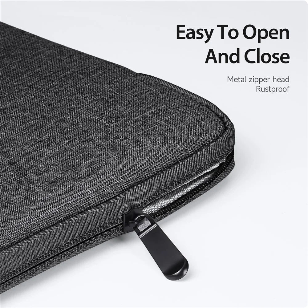 DUX DUCIS LBDA Series 14-15.4 Inch Laptop Bag Soft Lining Notebook Pouch - Black - 7