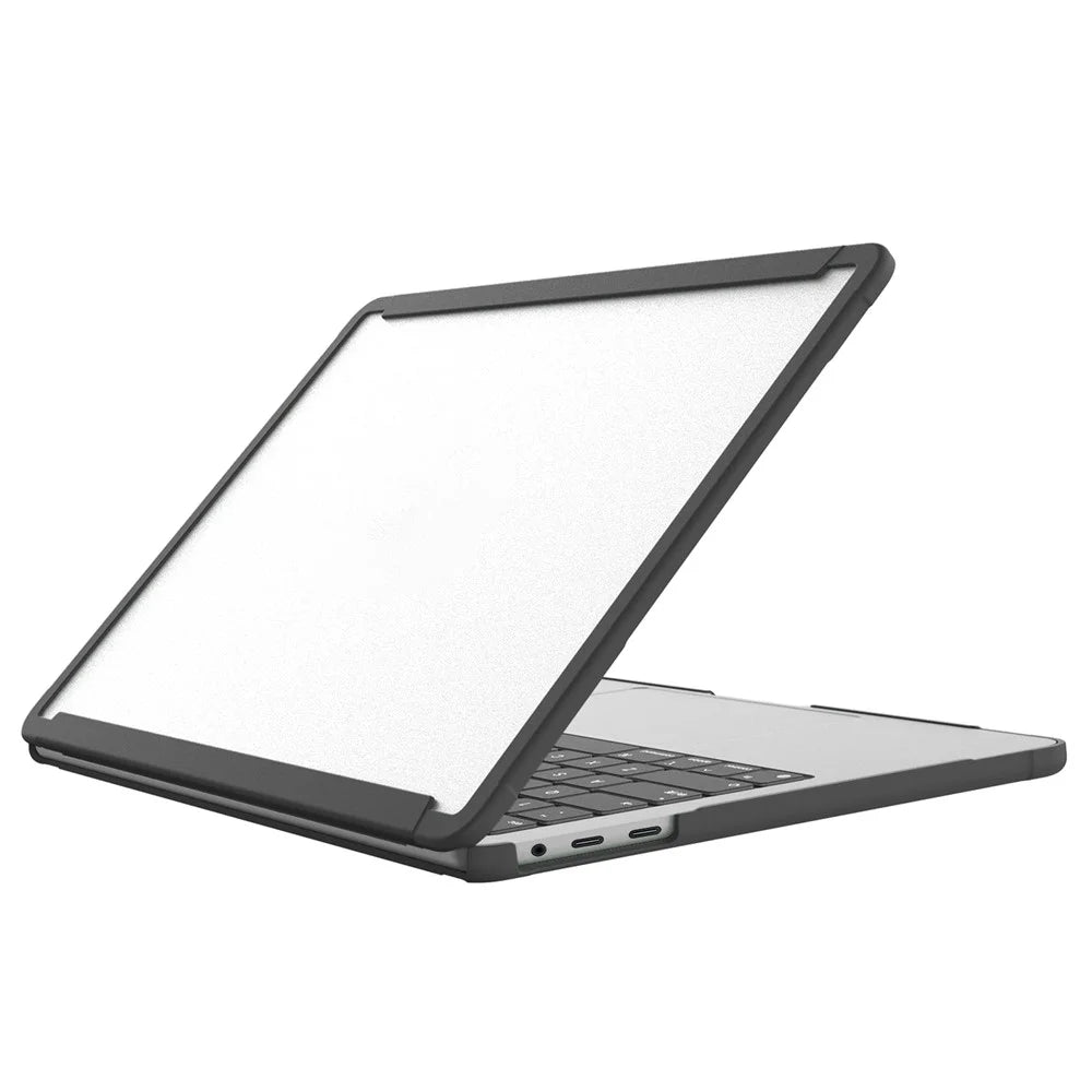 BENWIS MP-SSC For Macbook Air 15 inch (2026) A3448 / (2025) A3241 / (2024) A311 / (2023) A2941 Slim Case Shockproof PC+TPU Laptop Cover - Black - 1