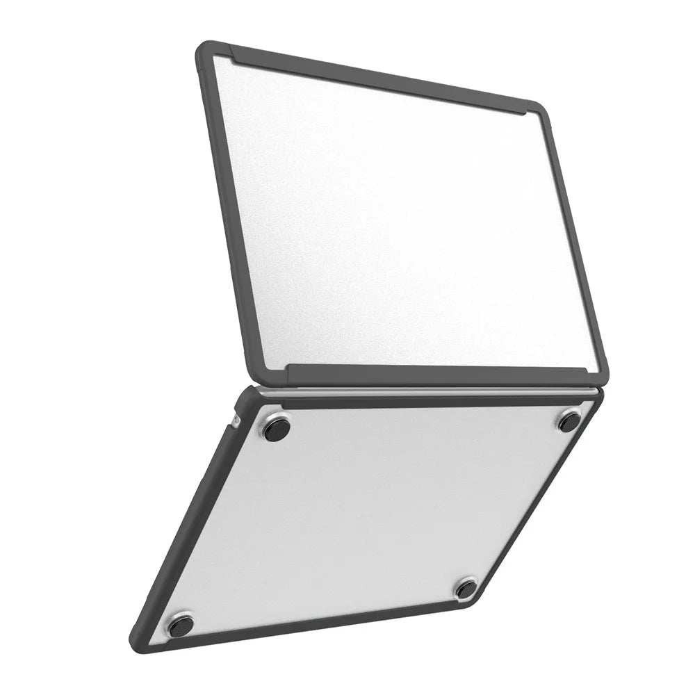 BENWIS MP-SSC For Macbook Air 15 inch (2026) A3448 / (2025) A3241 / (2024) A311 / (2023) A2941 Slim Case Shockproof PC+TPU Laptop Cover - Black - 4