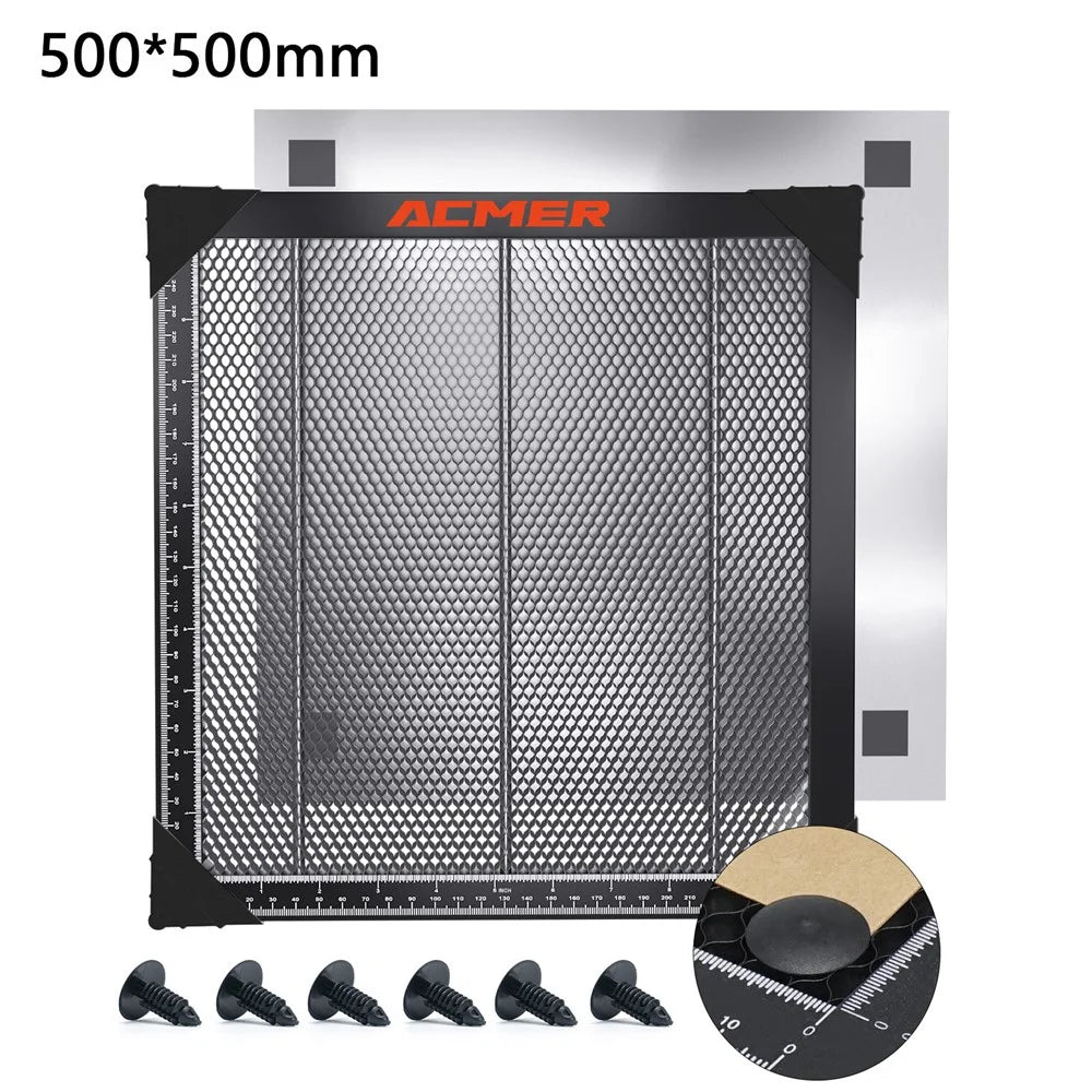 ACMER E10 500x500mm Honeycomb Working Table Aluminum Frame Laser Bed Working Panel - 1