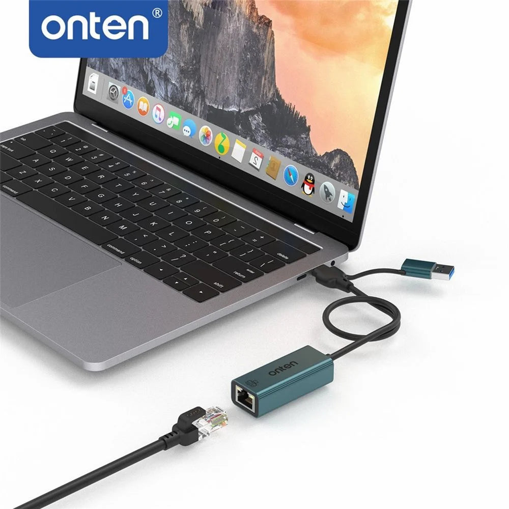 ONTEN UE106+ USB / Type-C Network Adapter 1000M Gigabit Ethernet Connector - 2