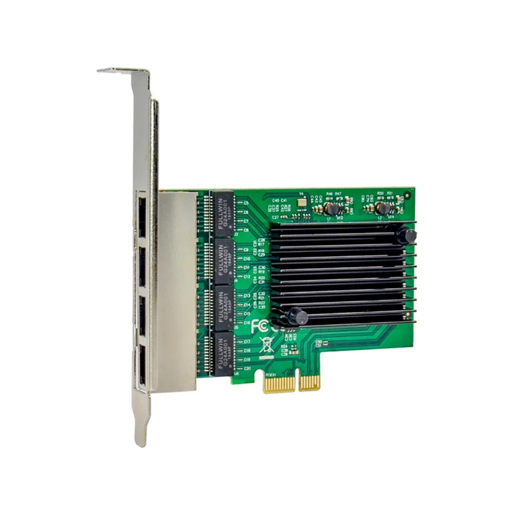 4 RJ45 Ports Gigabit Network Card PCI-E X1 Interface Ethernet LAN Adapter Card RTL8111F PCI-E Controller - 3