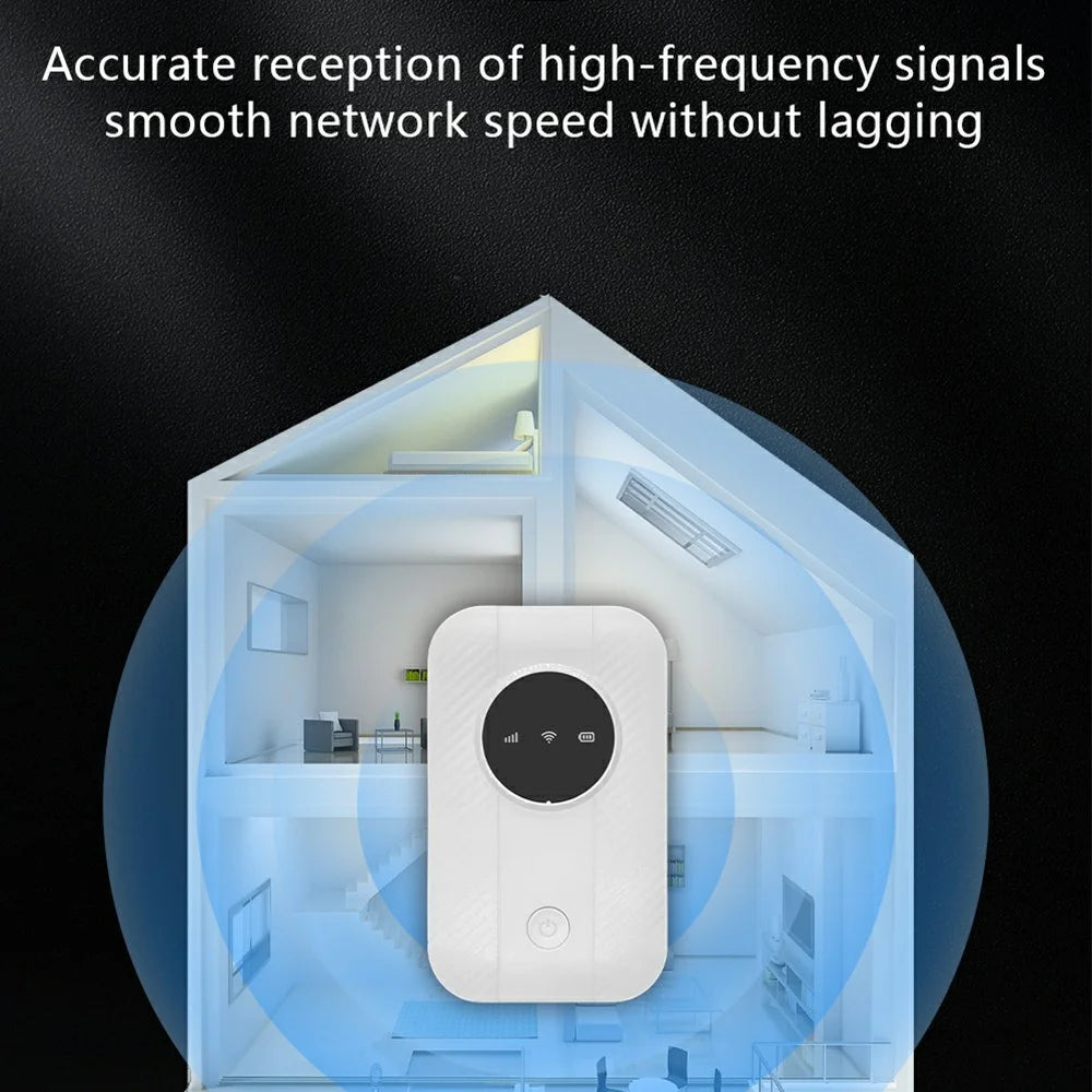 M5-E Portable LTE 4G WiFi Router Pocket Hotspot Wireless Internet Repeater for Travel, Eurasia Version - 6