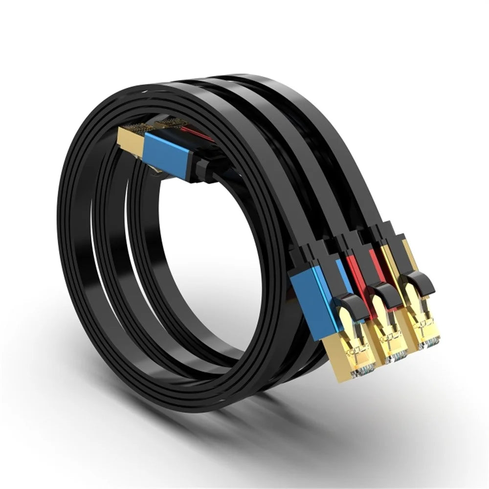 3m Cat 8 Ethernet Cable High Speed 40Gbps 2000MHz RJ45 Network Cord for Router Gaming Console - Red - 6