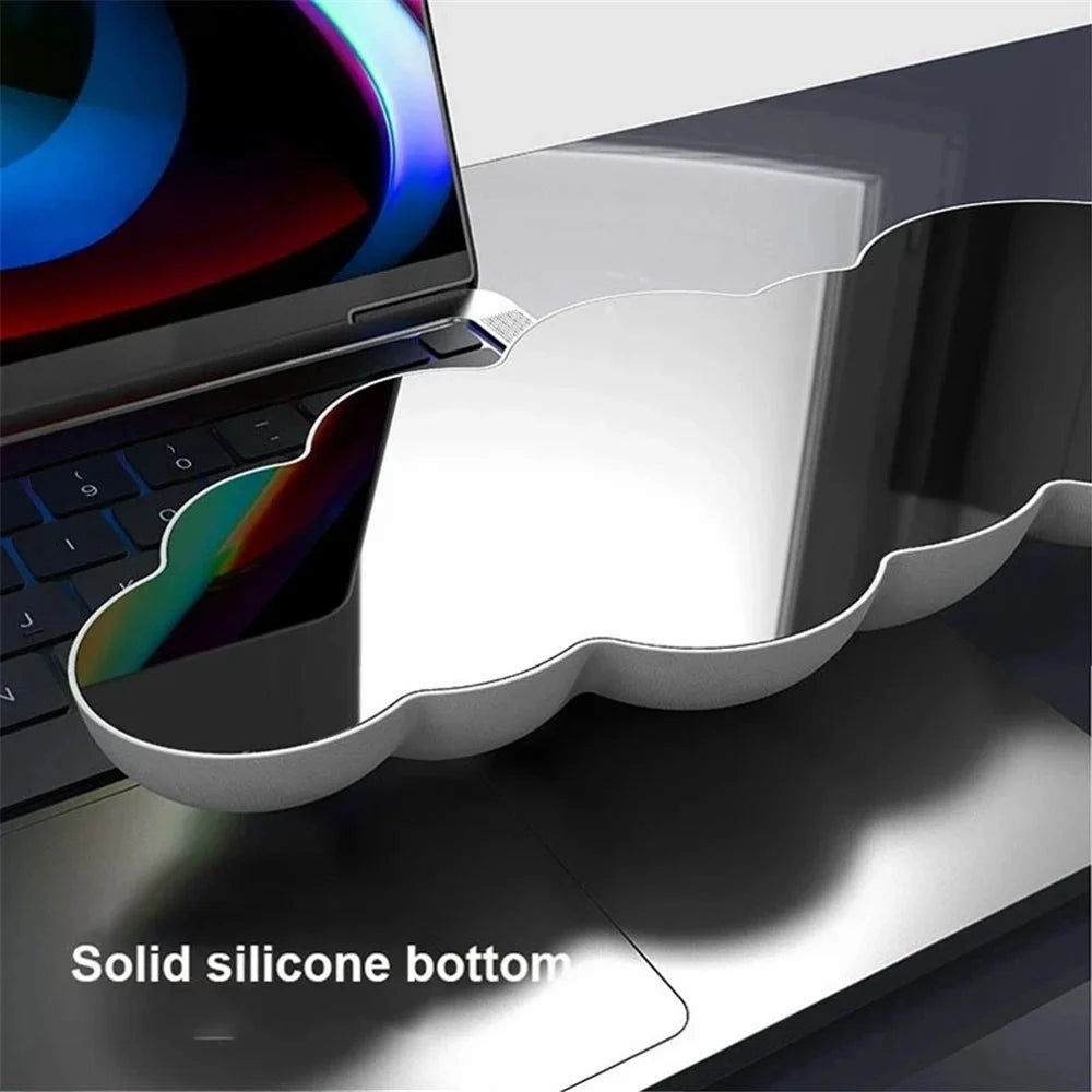 Memory Foam Mouse Wrist Rest Pad Cute Cloud Shape Wrist Support Pad - White - 3