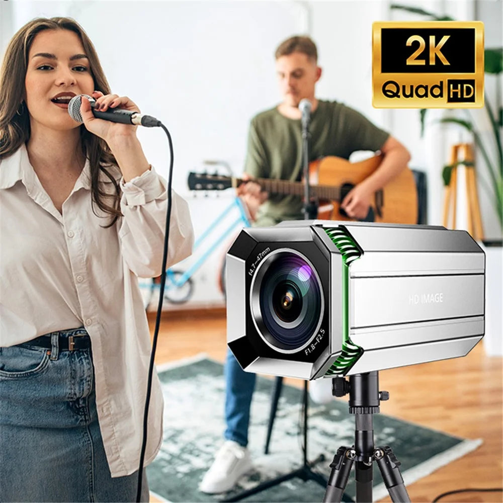 HC201-10 60fps Live Streaming Camera HD Auto Focus 2K Video Recording Camera - 4