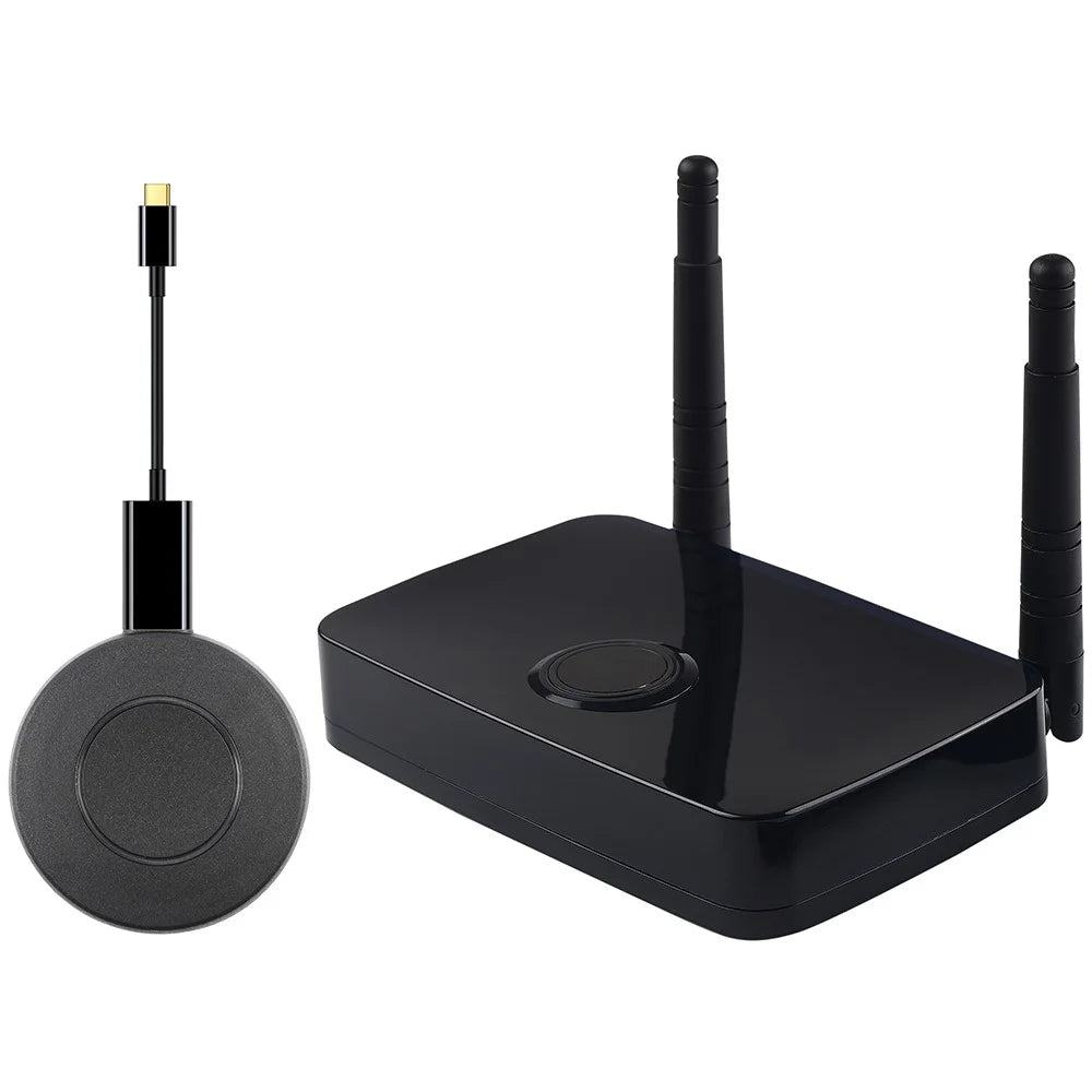 AM1810Type-c Wireless Mirroring Screen Display Adapter HD / VGA Dual Output 1080P 60Hz for Computer / TV / Projector - 1