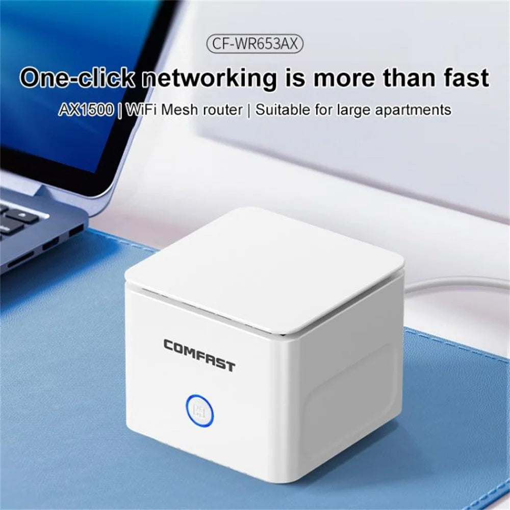COMFAST CF-WR653AX 1500Mbps 2.4GHz / 5.8GHz Dual Band Gigabit WiFi 6 Mesh Wireless Router - 2