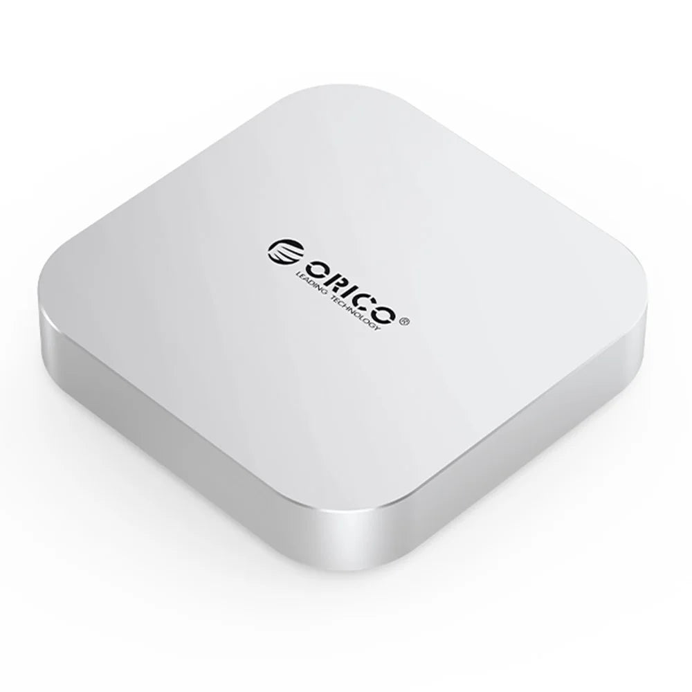 ORICO M4PRO MiniMate 1TB Desktop Hard Drive External SSD 40Gbps Read Write Speed for Windows / Linux / Mac / HarmonyOS / Android - White / UK Plug - 1