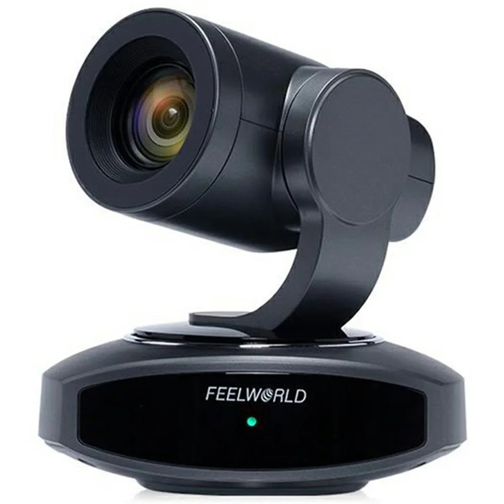 FEELWORLD 4K PTZ Camera 10X Optical Zoom 8.29MP CMOS Sensor with AI Human Tracking PoE HD / USB3.0 / LAN Output for Live Streaming Video Conference - US Plug - 1