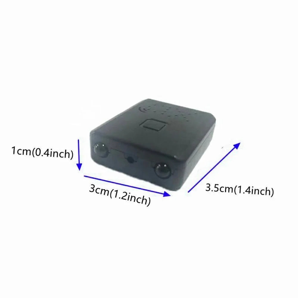 XD Ultra Mini Camera with 32GB TF Card + Card Reader 1080P HD Video Recorder Night Vision Motion Detection for Home Security - Black - 6