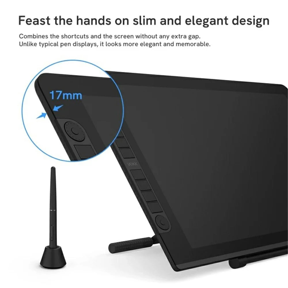 VEIKK VK2200 Pro 21.5-inch Digital Drawing Tablet 8192 Pressure Sensitivity Graphics Board - US Plug - 3