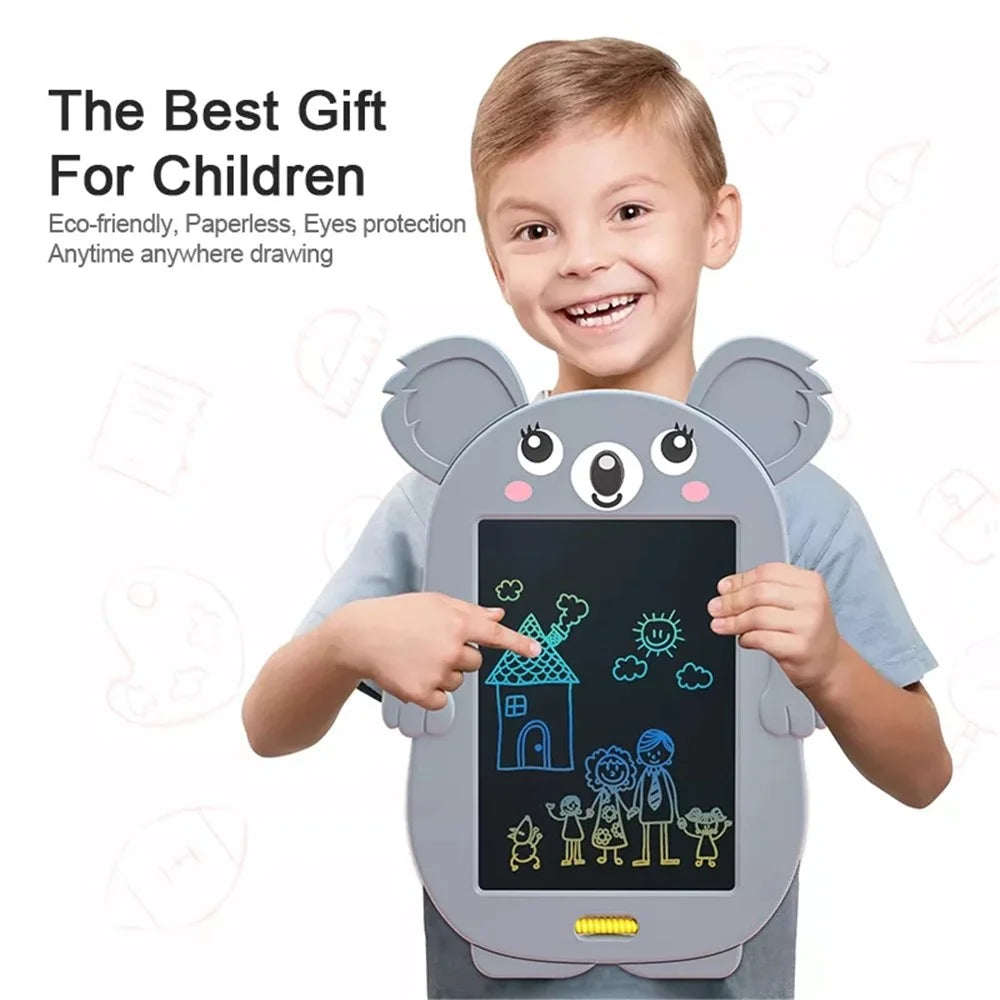 8.5 Inch Color LCD Writing Tablet Cartoon Mouse Shaped Kids Doodle Handwriting Board Children Learning Toy Drawing Pad with One-key Lock Screen Function - 4