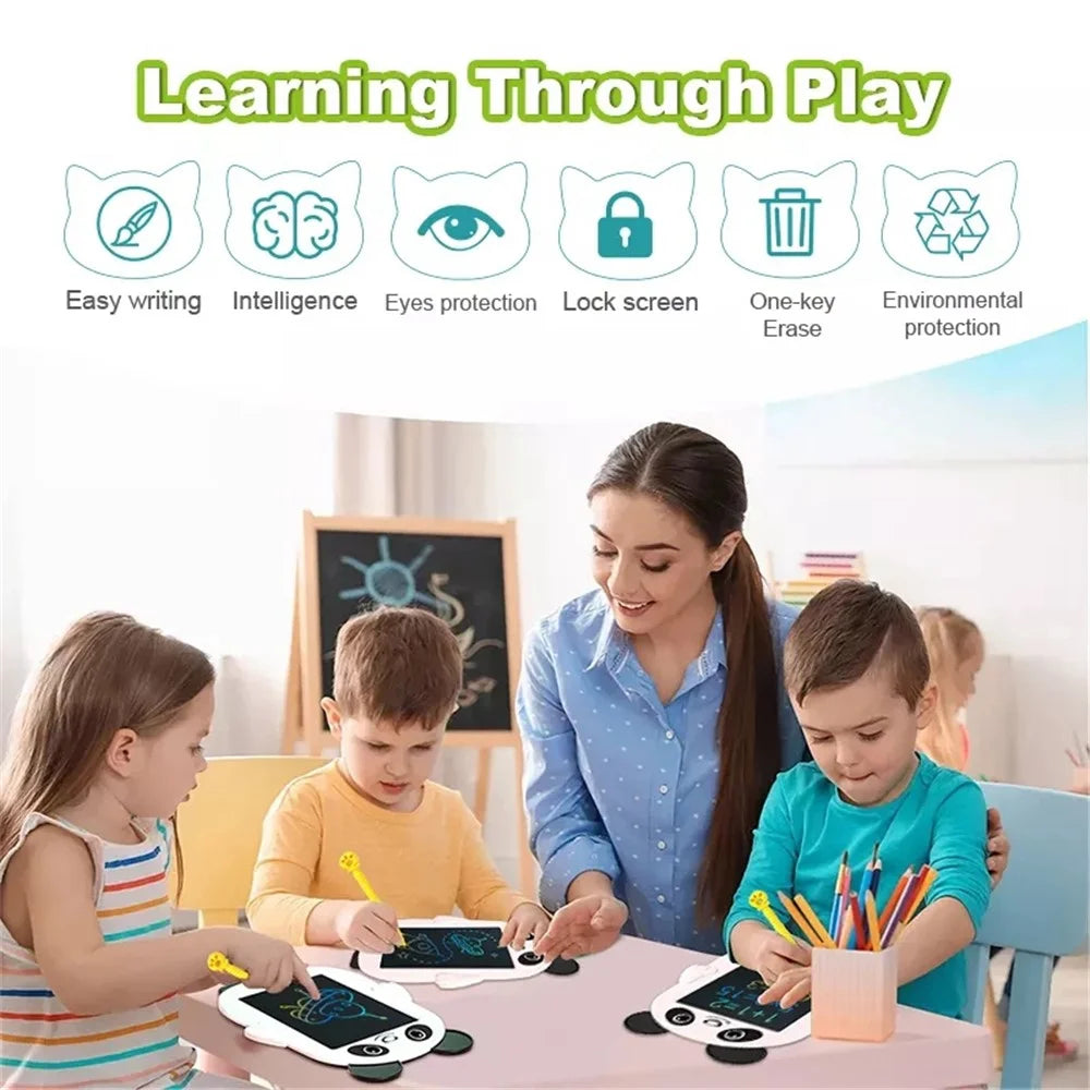 Cute Pig Shaped Children 8.5 Inch LCD Writing Tablet Kids Drawing Pad Handwriting Writing Board for Home School - 2