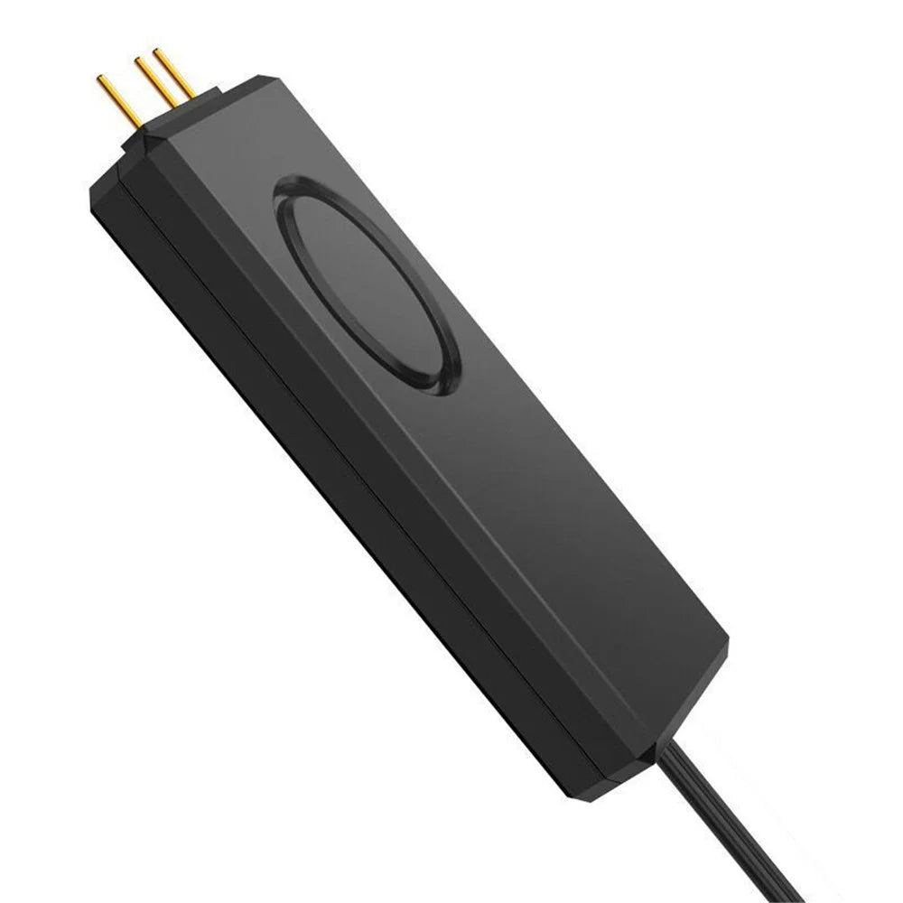 5V 3Pin ARGB Controller Connector SATA Power Supply Remote Control for Chassis Fan Lighting Water Cooler - Black - 7