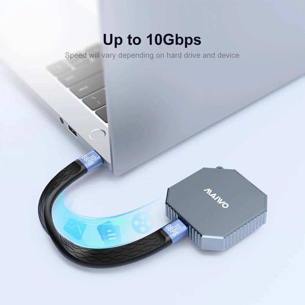 MAIWO K1724P Magnetic External SSD Enclosure for Steam Deck / PS5 / Xbox M.2 Nvme 2230 SSD Case - 5