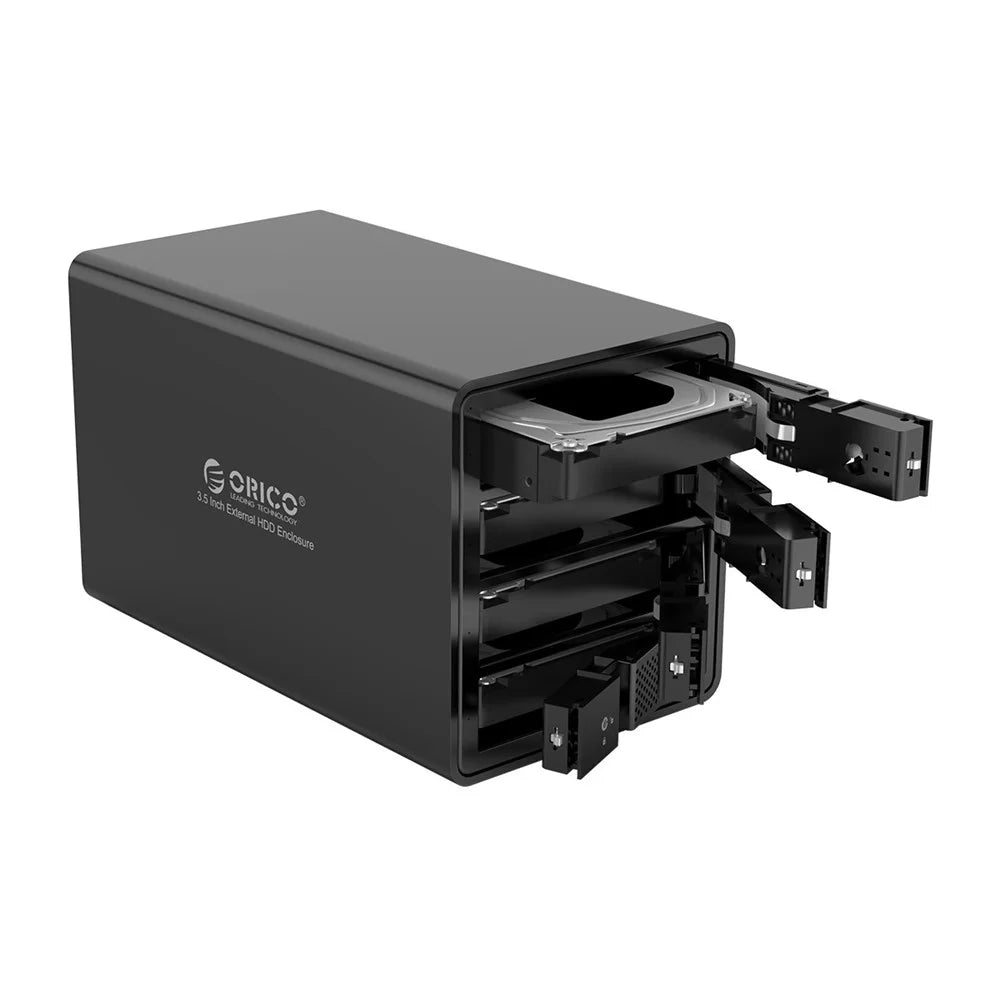 ORICO 9548U3-BK 4-Bay 3.5-inch Hard Drive Enclosure - 6