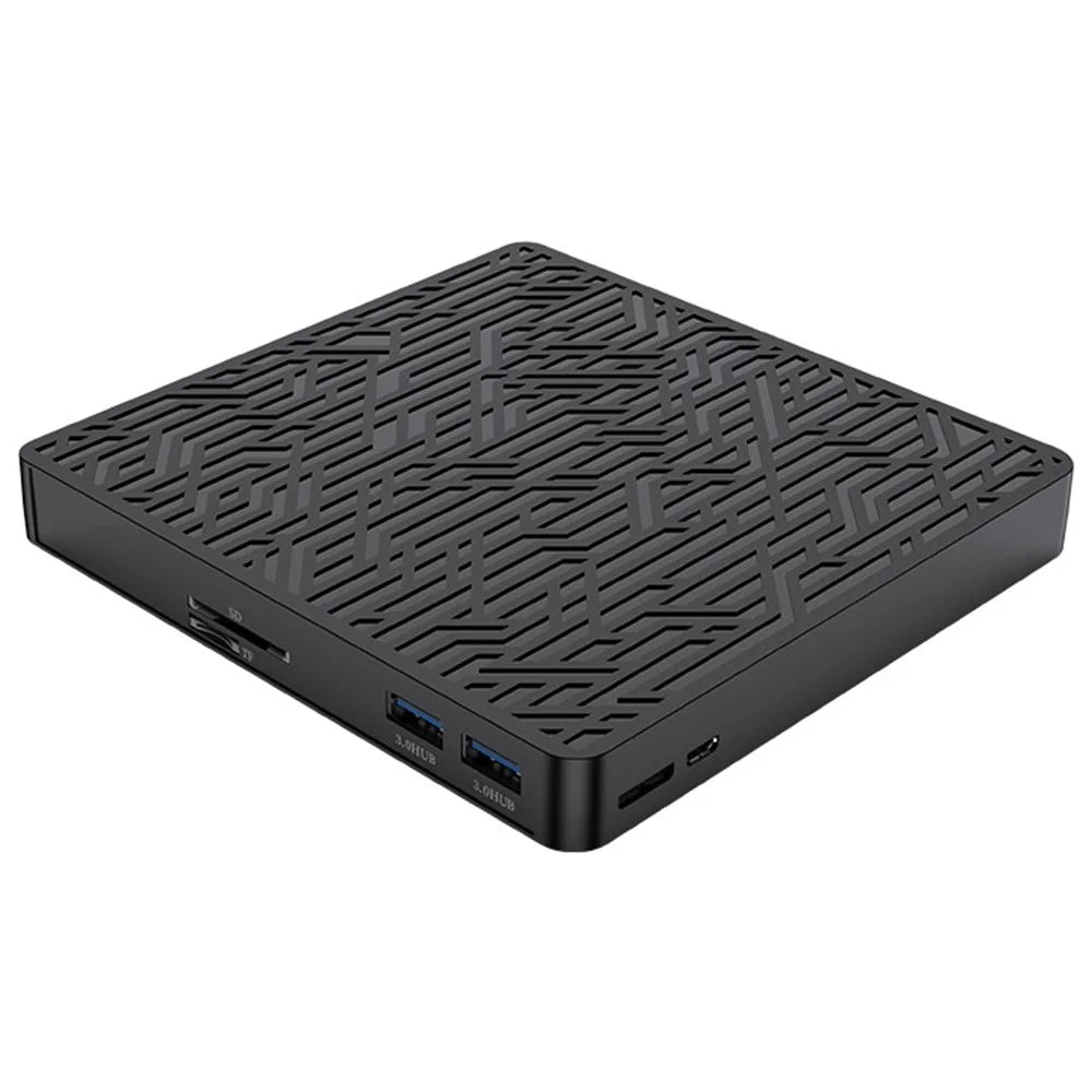 ORICO XD008-BK-BP External Blue-ray Drive with USB 3.0 Ports TF Card Reader Slots DVD Burner - 4