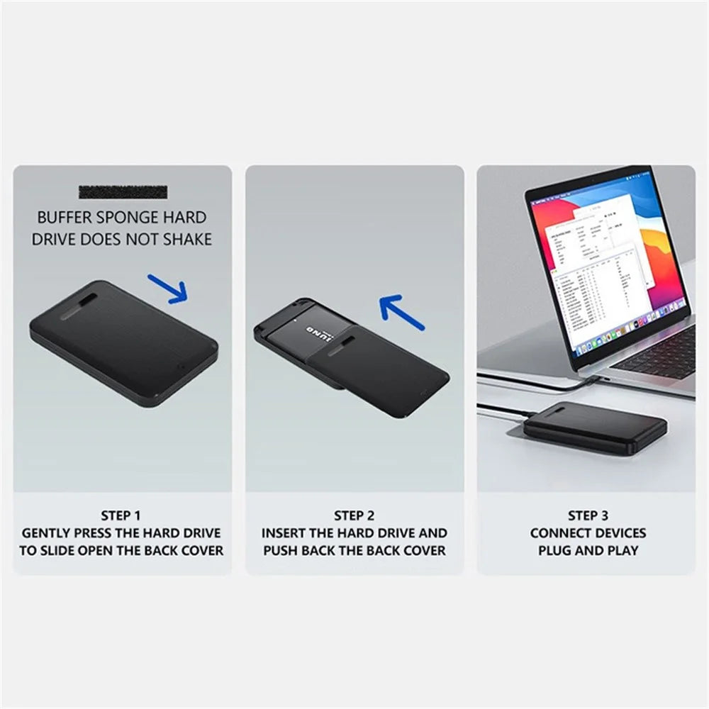 H8 2.5-inch SATA Mechanical Solid-State SSD Hard Drive Box for Windows / Mac / Linux - 2