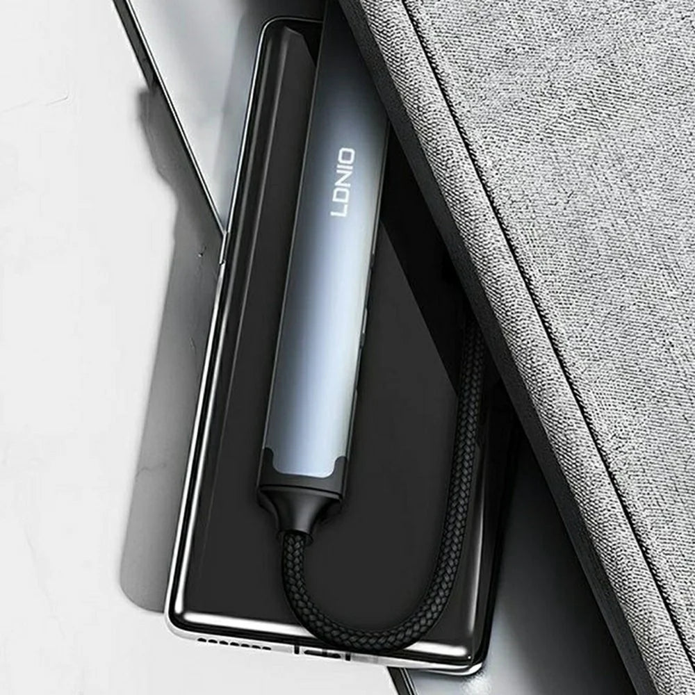 LDNIO DS-44U 4 in 1 USB Hub USB 3.0 + 3 USB 2.0 Adapter 5Gbps High Speed Splitter - Grey - 4