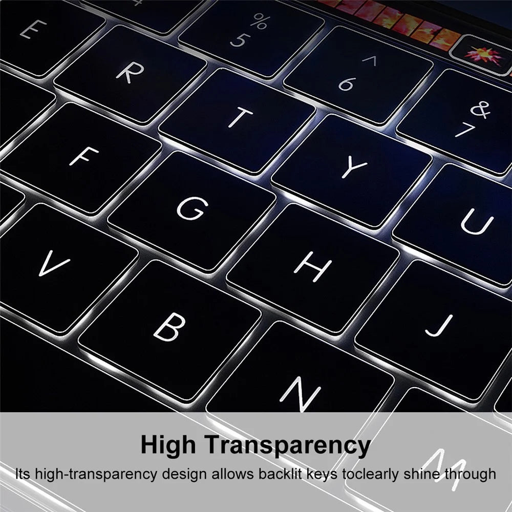 ENKAY HAT PRINCE TPU Keyboard Film (EU Version) for MacBook Pro 14 inch (A2442) / 16 inch (A2485) / Air 15 inch (2025) / (2024) / (2023) A2941 / 13 inch (2025) - 4