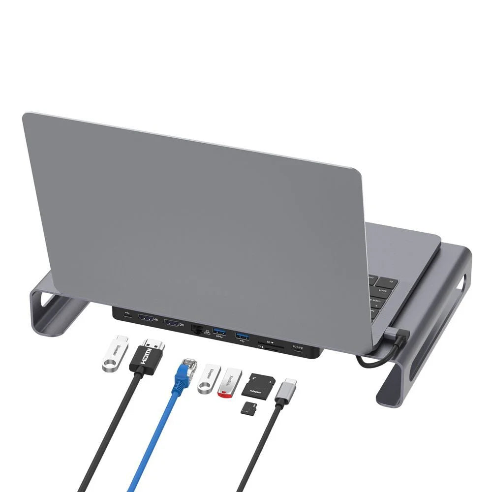 ONTEN OTN-95107 9-in-1 Multifunctional Laptop Docking Station USB-C to HD Adapter 4K Expansion Hub For Notebook - 4
