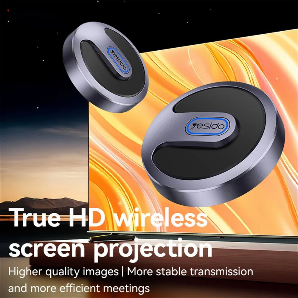 YESIDO TV15 Wireless Display Adapter 2.4G / 5G WiFi Screen Mirroring Dongle for Miracast / Airplay / DLNA - 4
