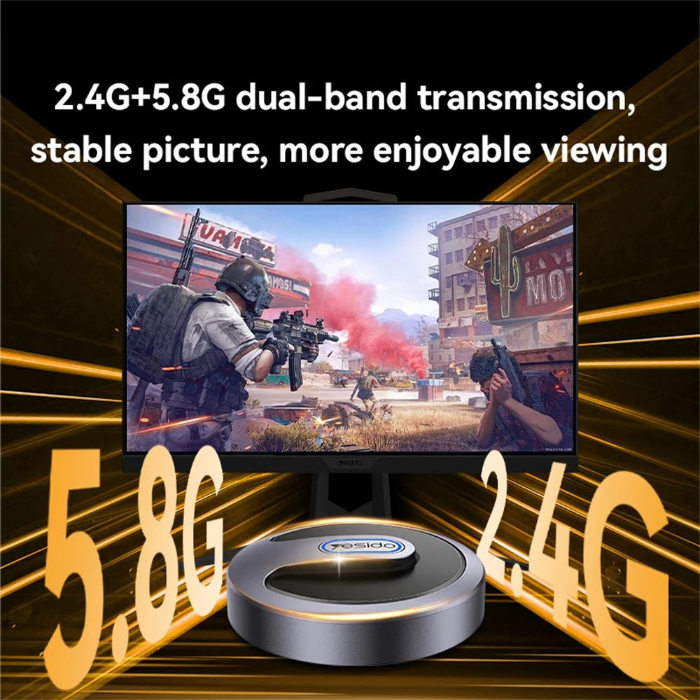 YESIDO TV15 Wireless Display Adapter 2.4G / 5G WiFi Screen Mirroring Dongle for Miracast / Airplay / DLNA - 6