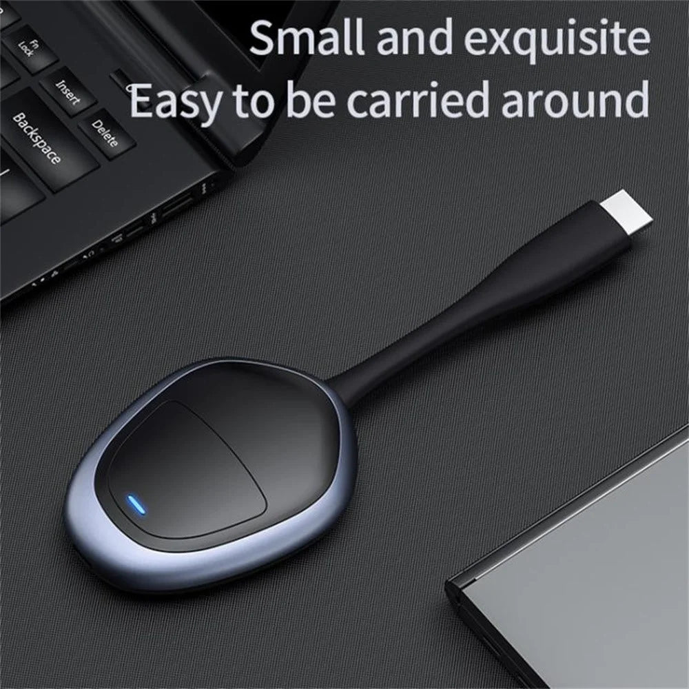 G52+R18 4K Resolution Wireless HD Transmitter and Receiver Kit Screen Mirroring Device for PC / TV / Projector - 7