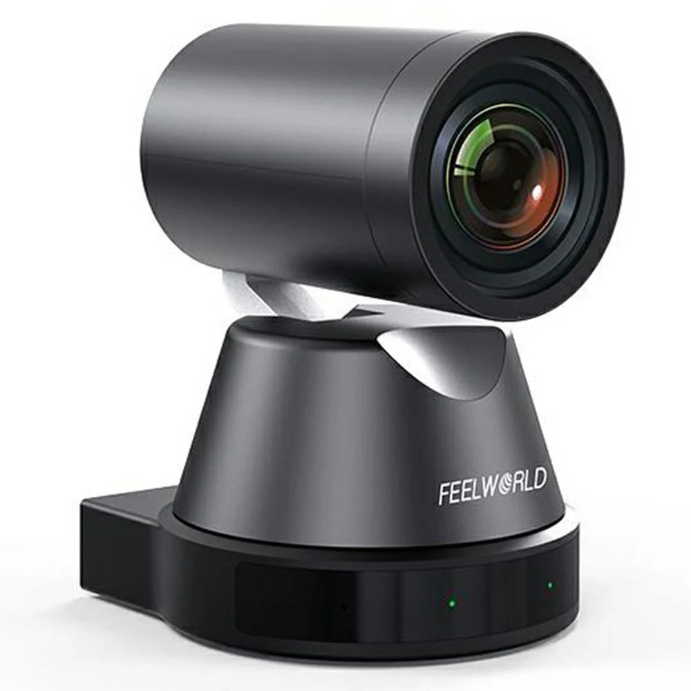 FEELWORLD 4K PTZ Camera 12X Optical Zoom AI Person Tracking Camera HD / USB / LAN Output - US Plug - 2